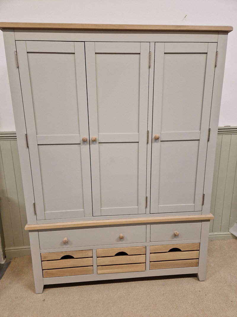 Chester Dove Grey Triple Larder