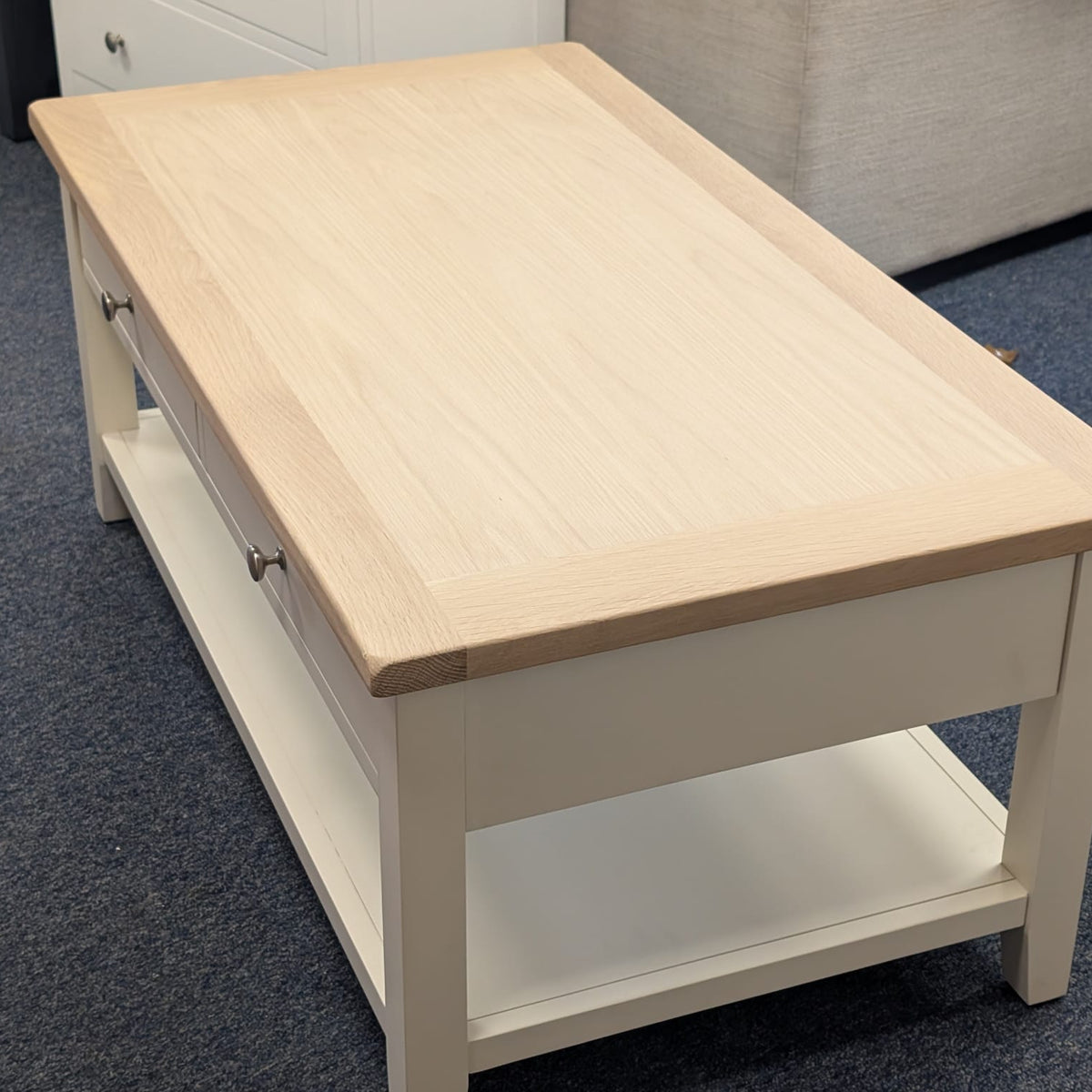 Chester Classic Cream Coffee Table with Drawers