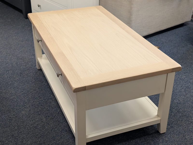 Chester Classic Cream Coffee Table with Drawers