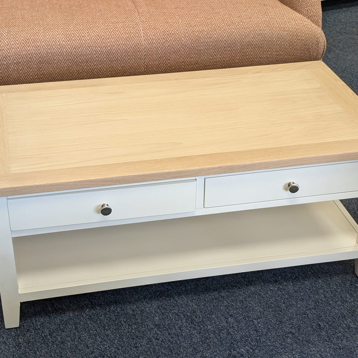 Chester Classic Cream Coffee Table with Drawers
