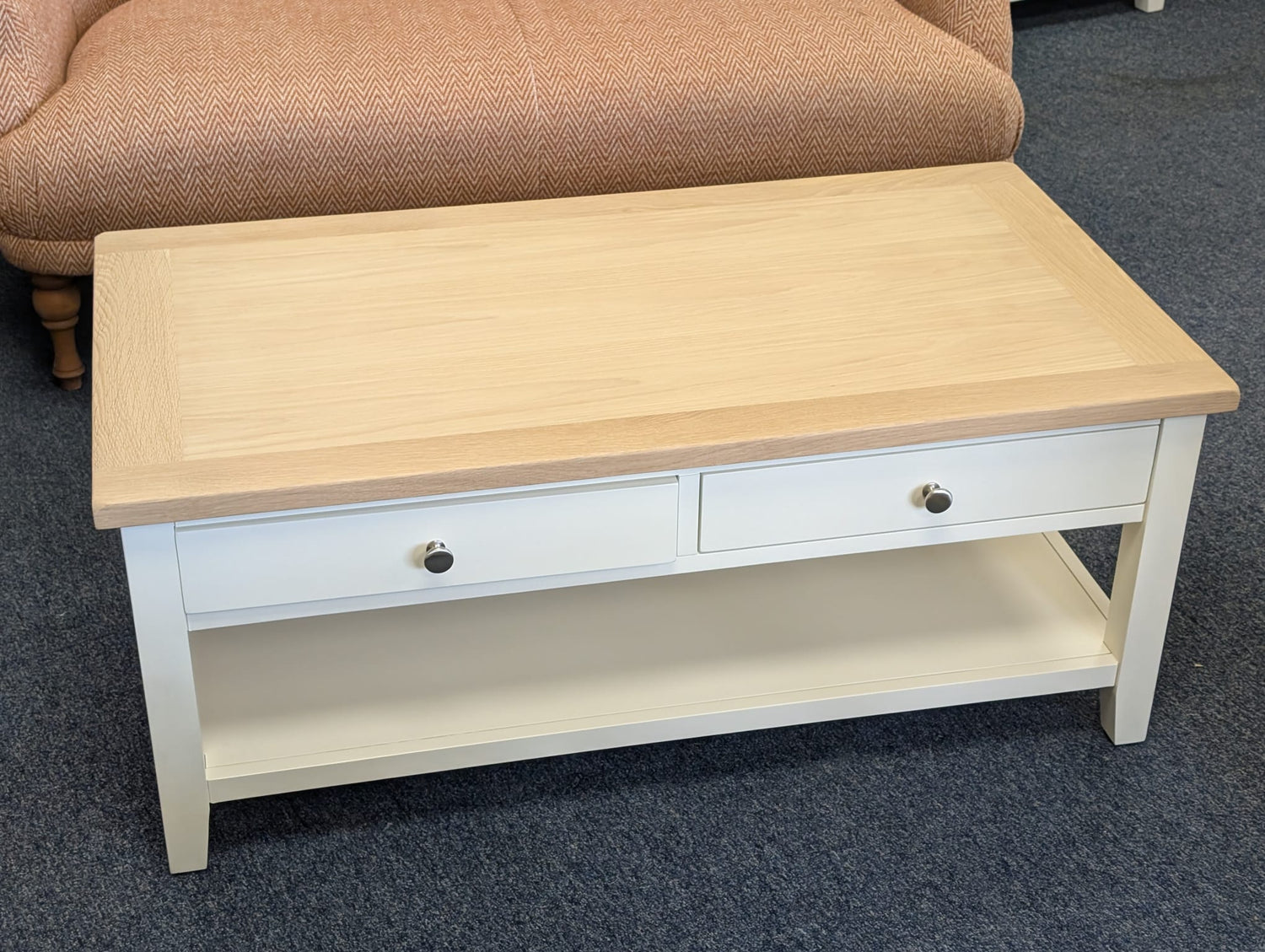 Chester Classic Cream Coffee Table with Drawers