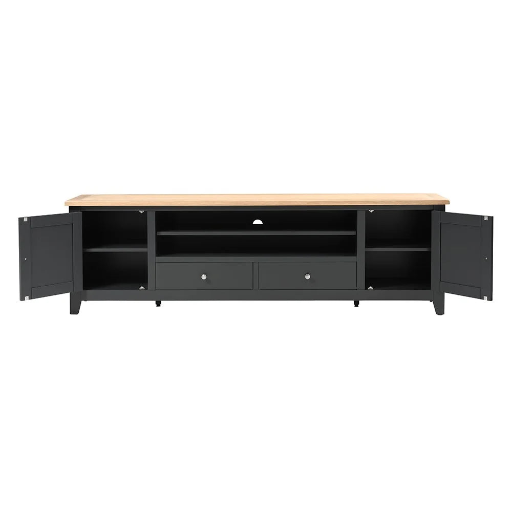 Chester Charcoal XXL TV Stand