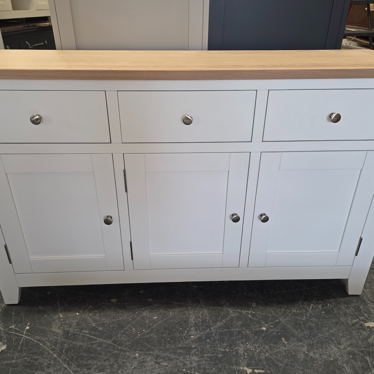 Chester Pure White Large Sideboard