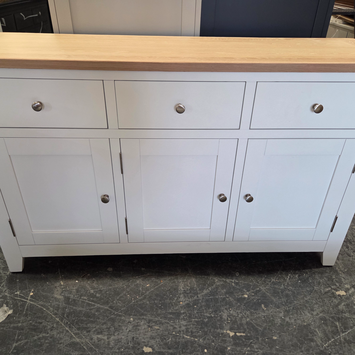 Chester Pure White Large Sideboard
