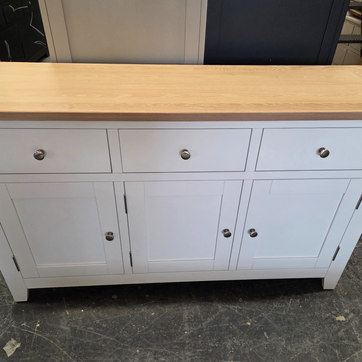 Chester Pure White Large Sideboard