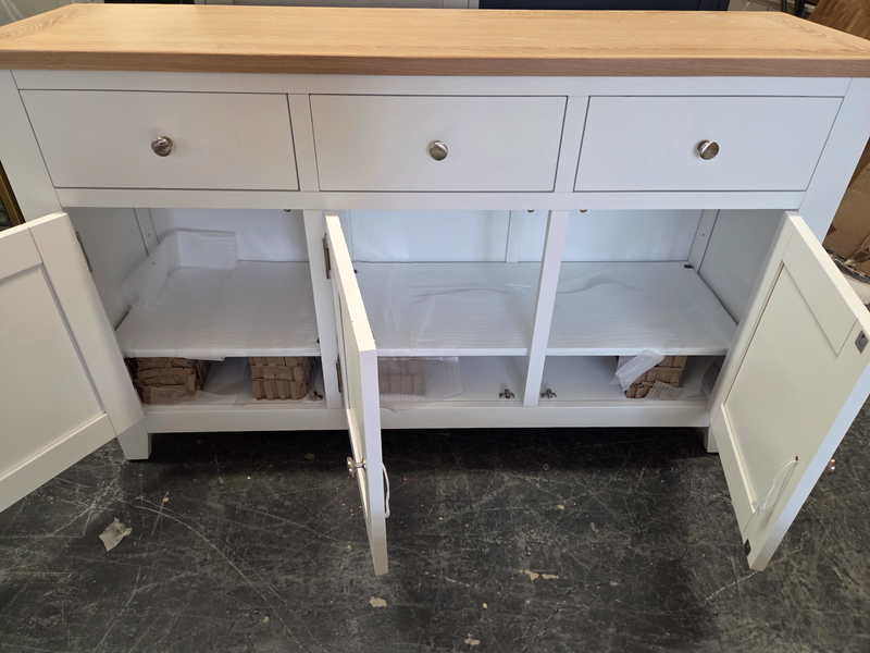 Chester Pure White Large Sideboard
