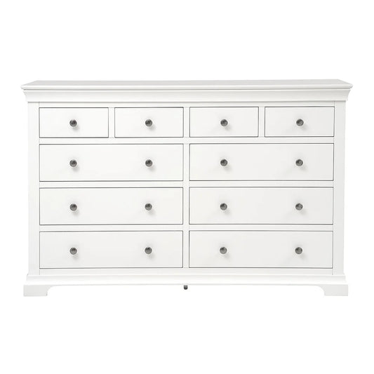 Chantilly Warm White 10 Drawer Chest