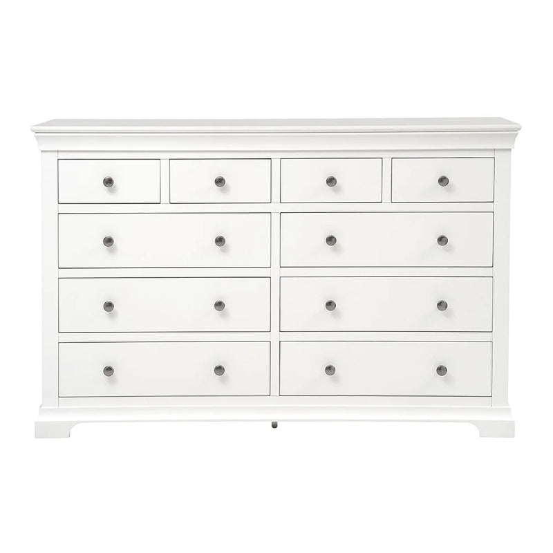 Chantilly Warm White 10 Drawer Chest