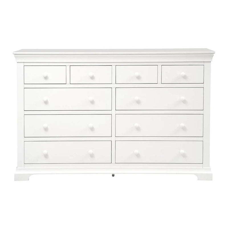 Chantilly Warm White 10 Drawer Chest