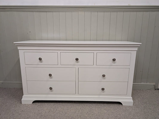 Chantilly Warm White 7 Drawer Wide Chest