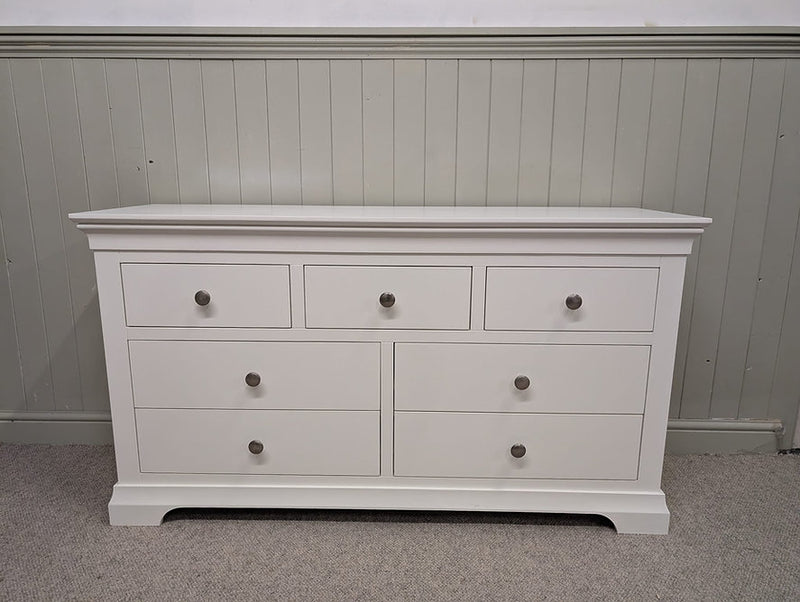 Chantilly Warm White 7 Drawer Wide Chest
