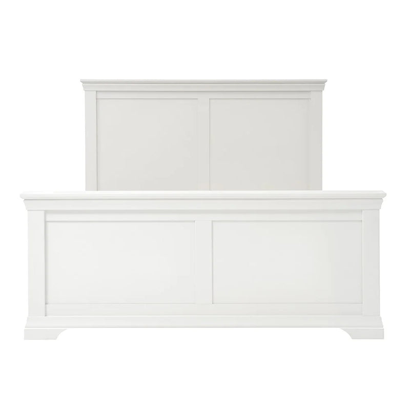 Chantilly Warm White 4ft 6" Double Bed