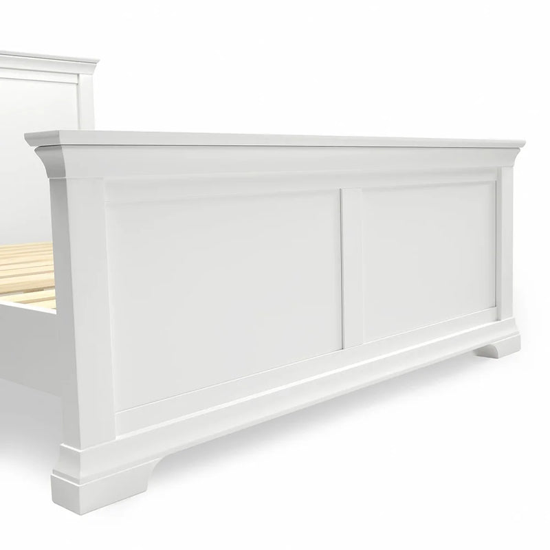 Chantilly Warm White 4ft 6" Double Bed