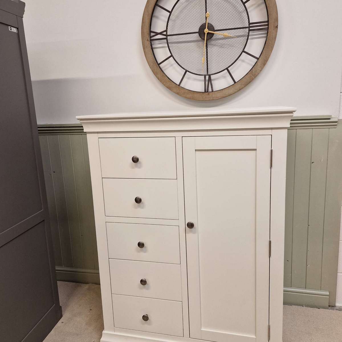 Chantilly Warm White Combination Wardrobe