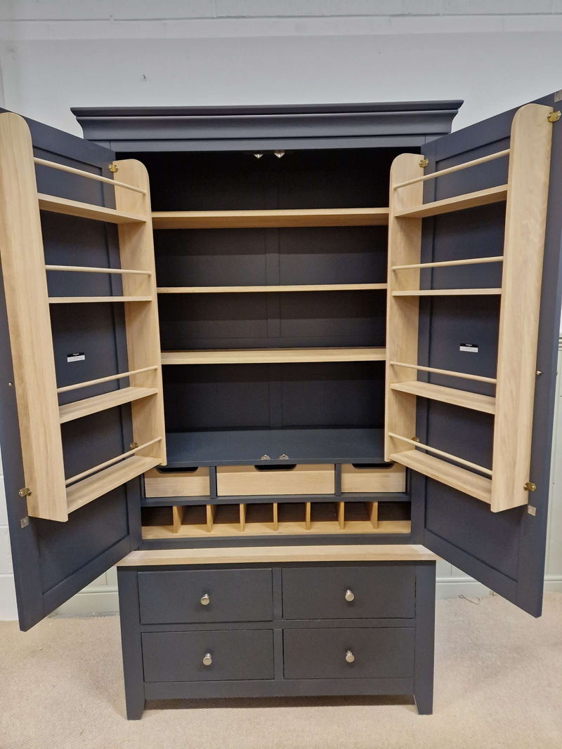 Chester Charcoal Double Larder