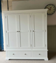 Chantilly Warm White Triple Wardrobe