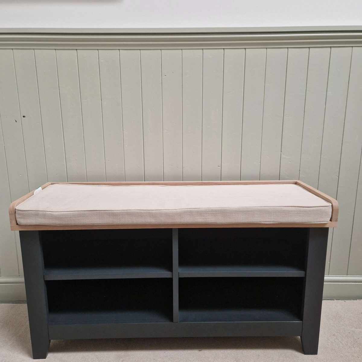 Chester Charcoal Open Shoe Storage Bench