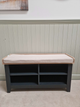 Chester Charcoal Open Shoe Storage Bench