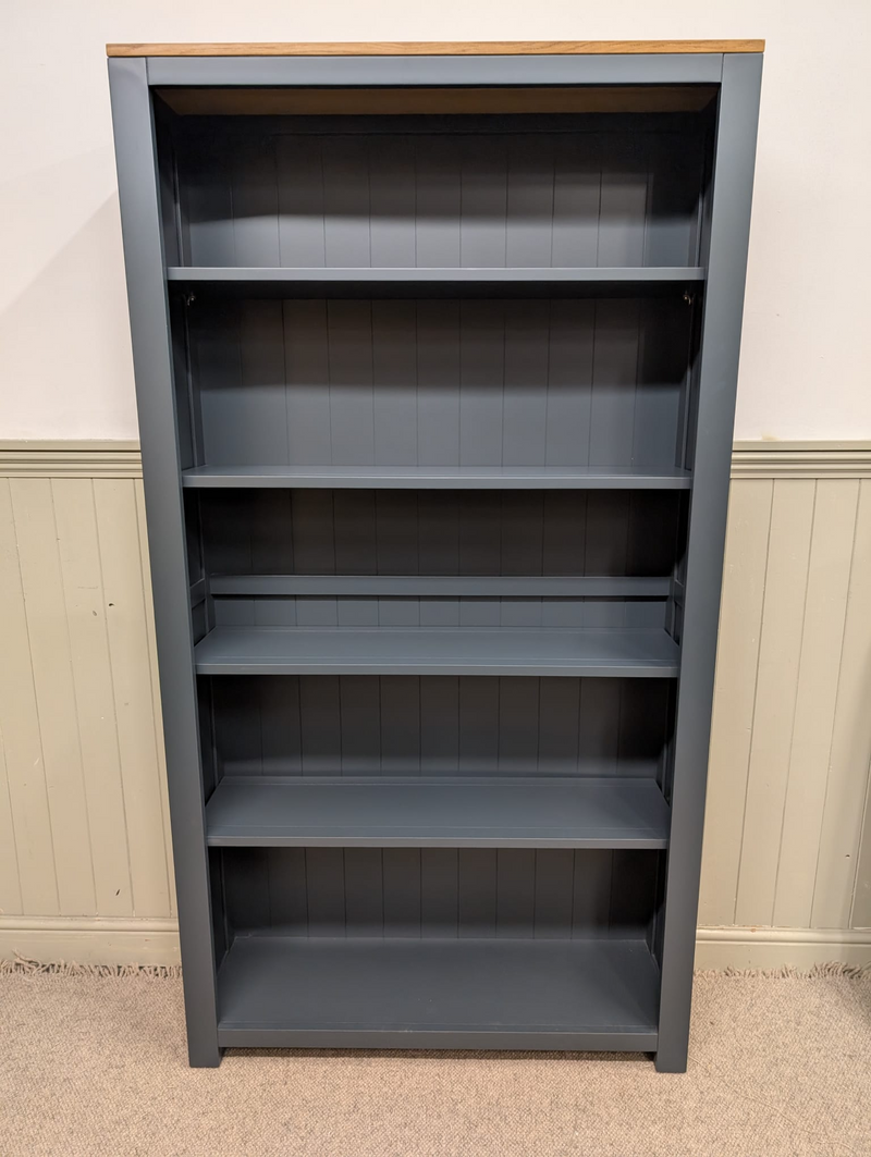 Chalford Inky Blue Large Bookcase