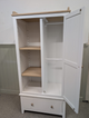 Chester Pure White Open Petite Wardrobe