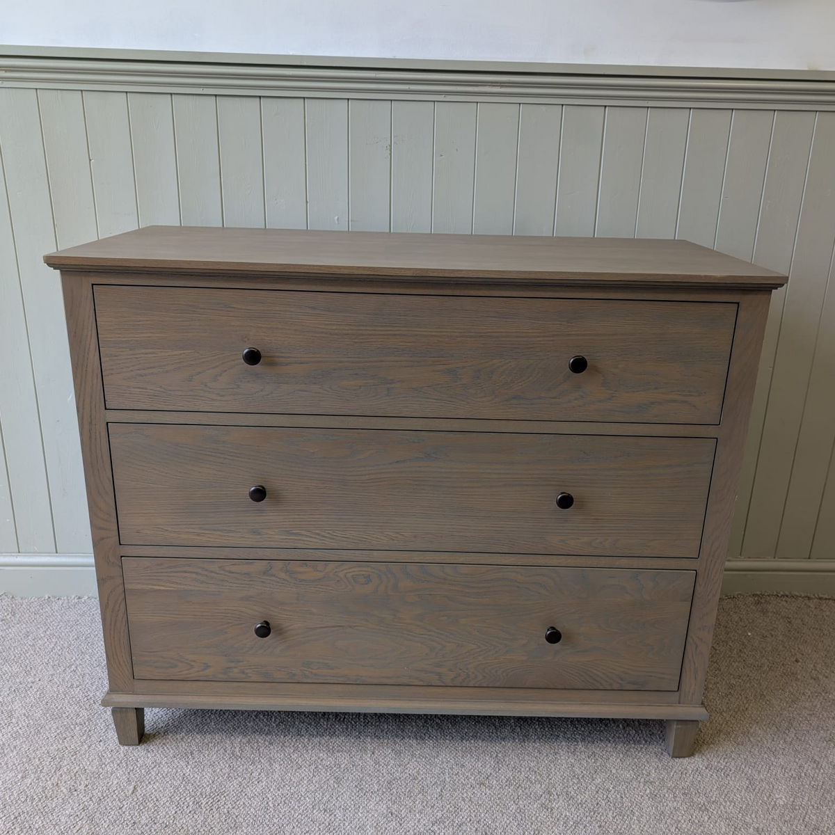 Bibury Smoked Oak 3 Drawer Chest