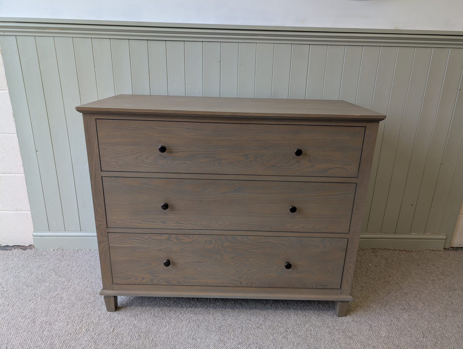 Bibury Smoked Oak 3 Drawer Chest