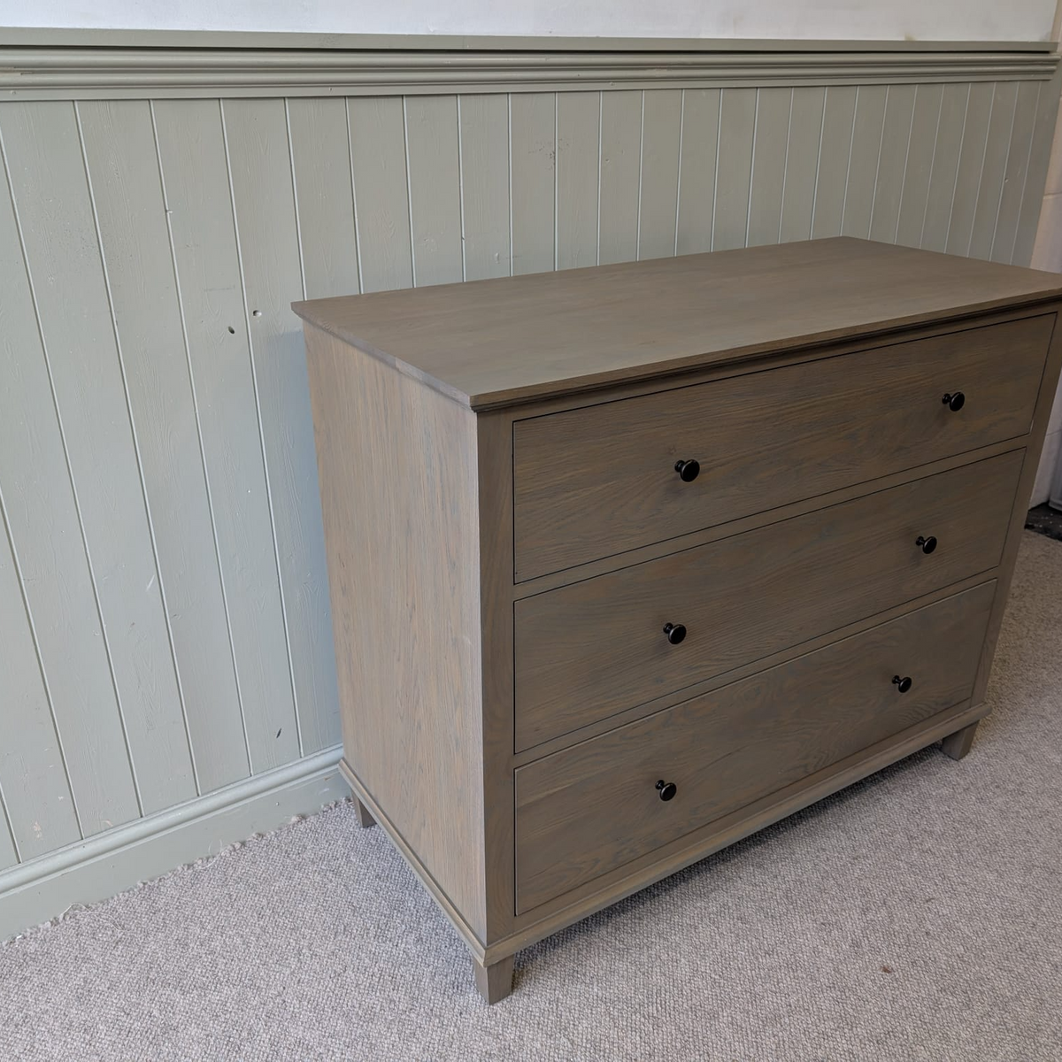 Bibury Smoked Oak 3 Drawer Chest