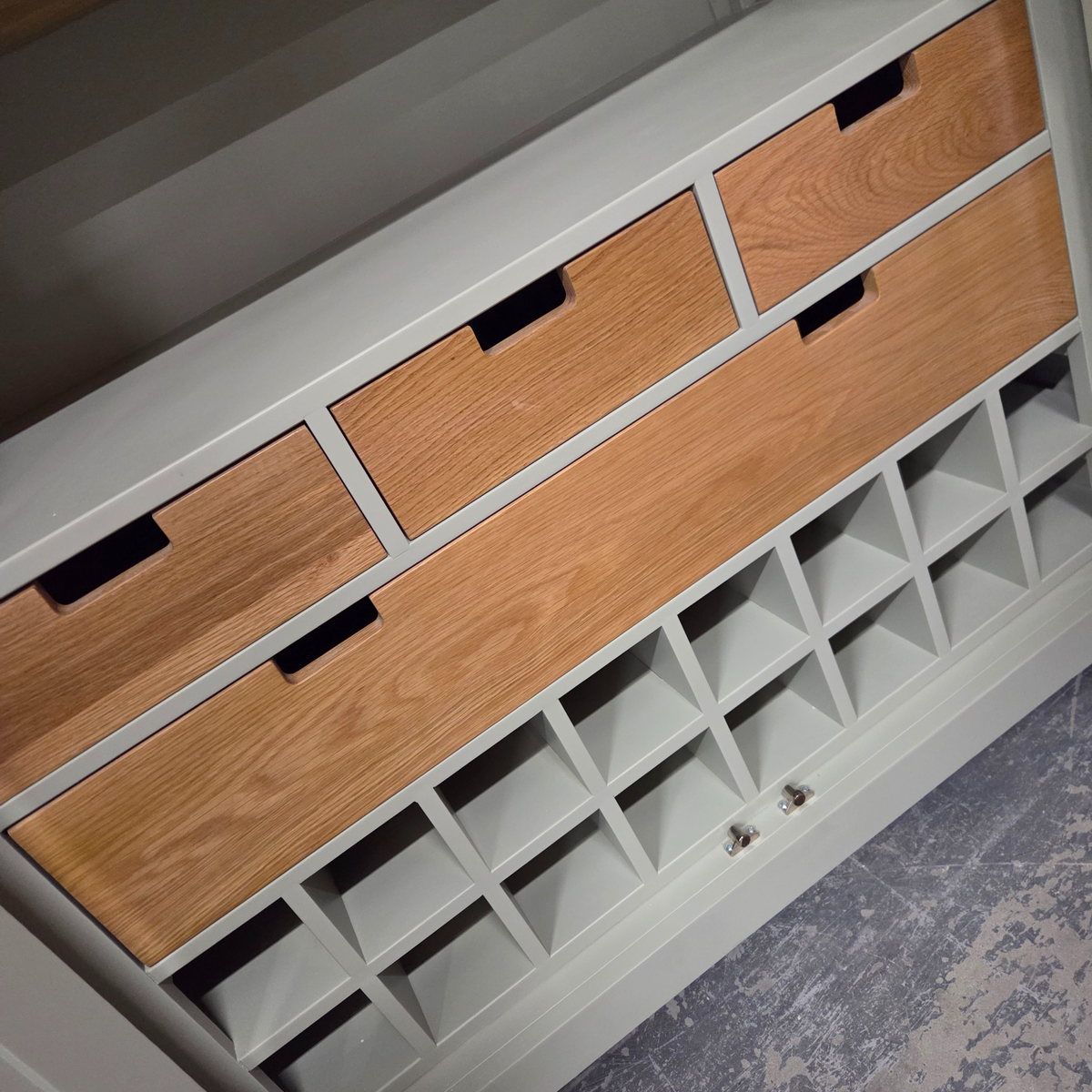 Sussex Sage Green Double Larder