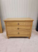 Elkstone Mellow Oak Large 3 Drawer Bedside Table