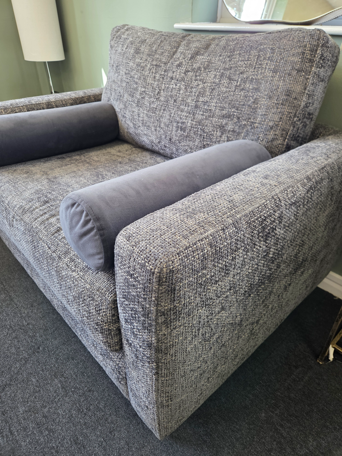 Jersey Loveseat - Schino Slate