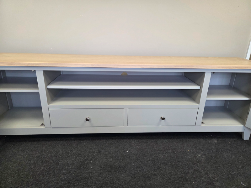 Chester Dove Grey XXL TV Stand