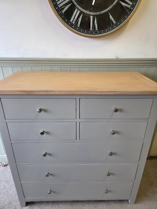 Chester Dove Grey 7 Drawer Chest