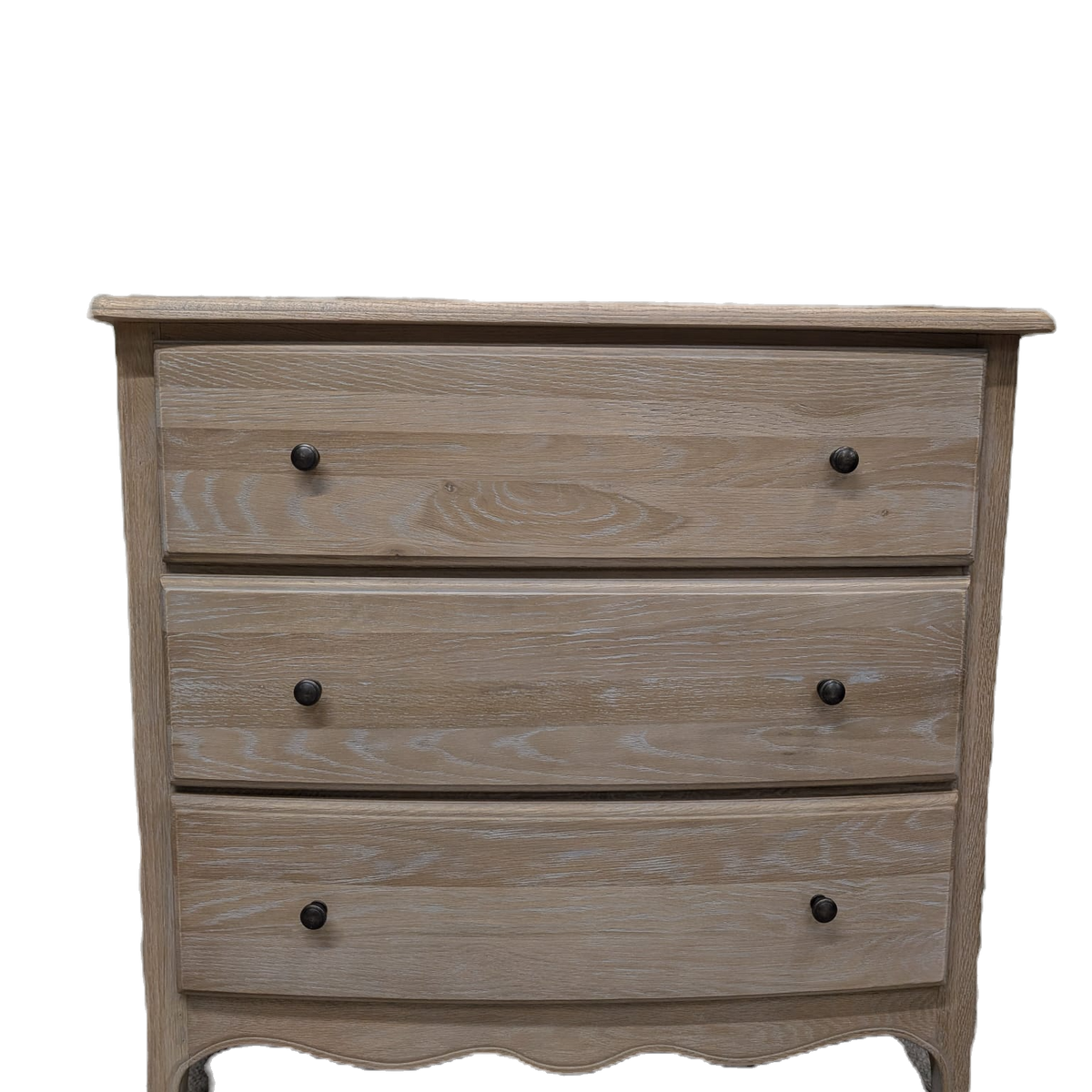 Camille Limewash Oak 3 Drawer Chest