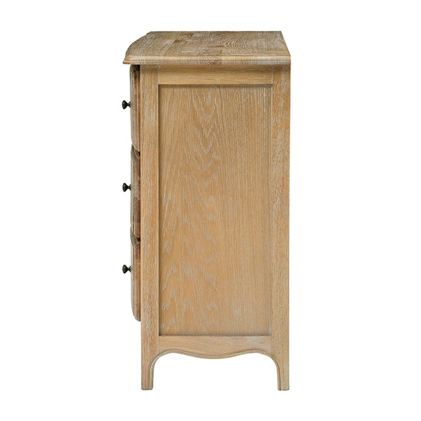 Camille Limewash Oak 3 Drawer Chest