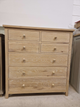 Inglesham Whitewash Oak 7 Drawer Chest