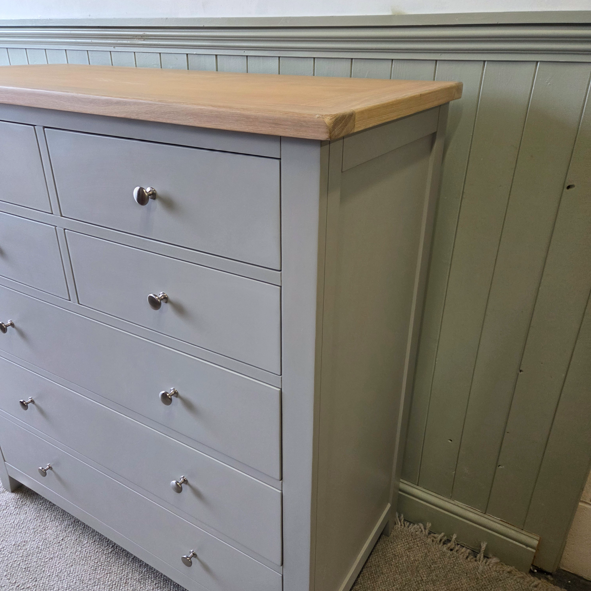 Chester Dove Grey 7 Drawer Chest