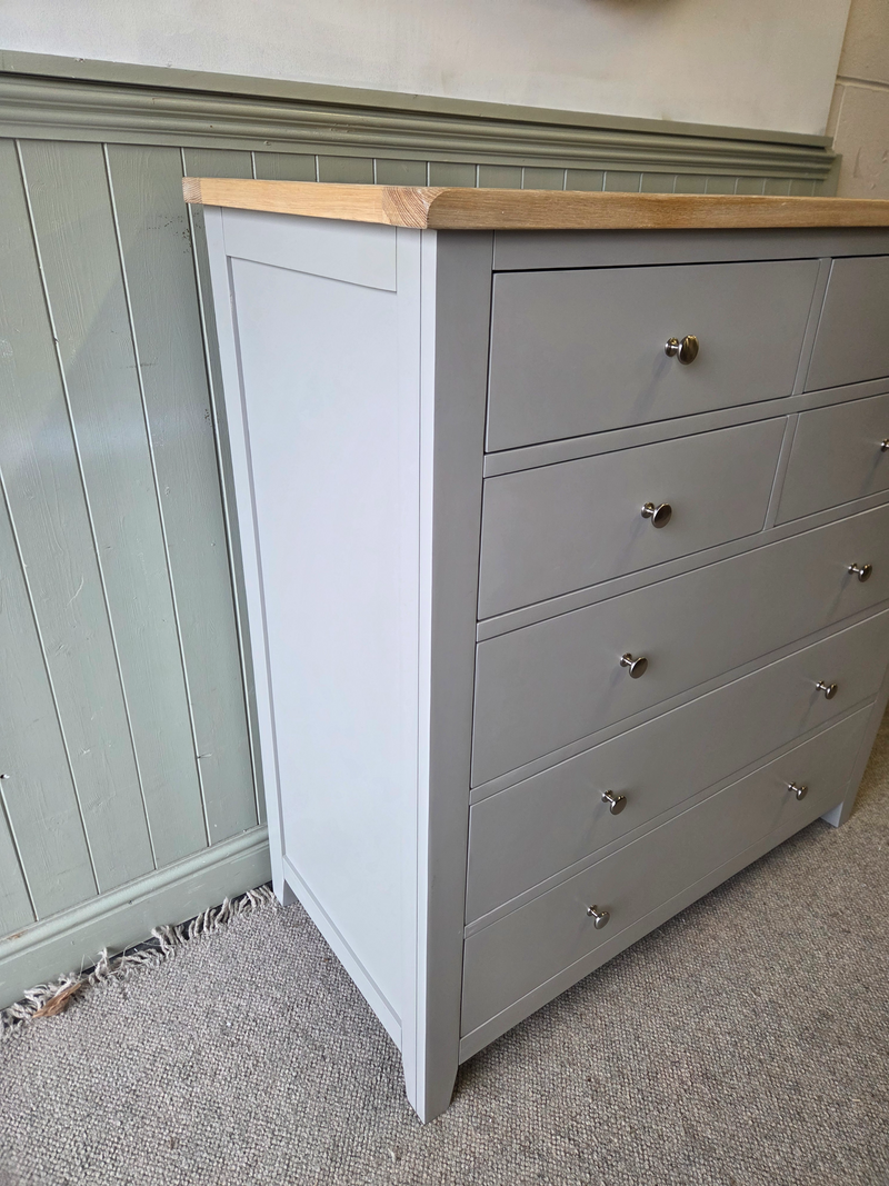 Chester Dove Grey 7 Drawer Chest