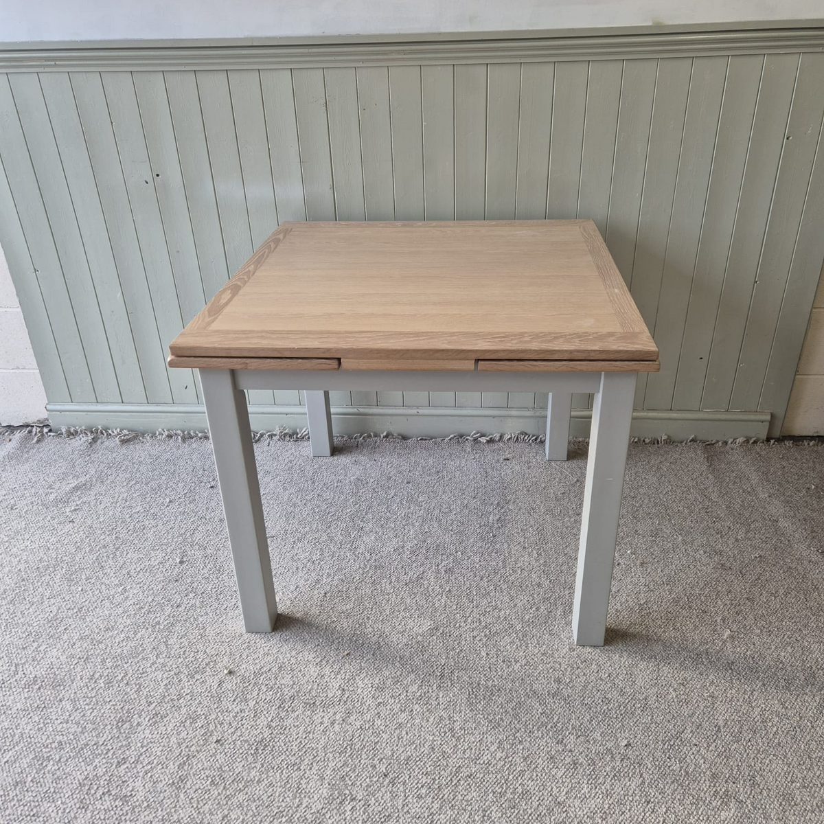 Chester Dove Grey Square Extending Dining Table