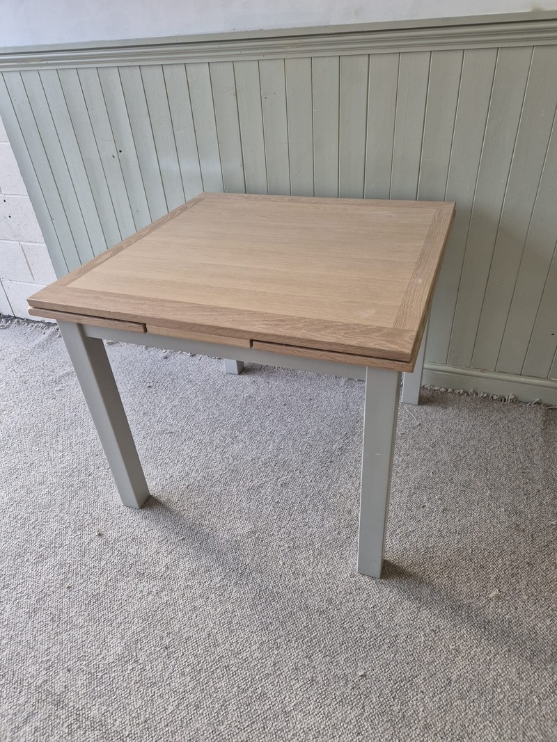 Chester Dove Grey Square Extending Dining Table
