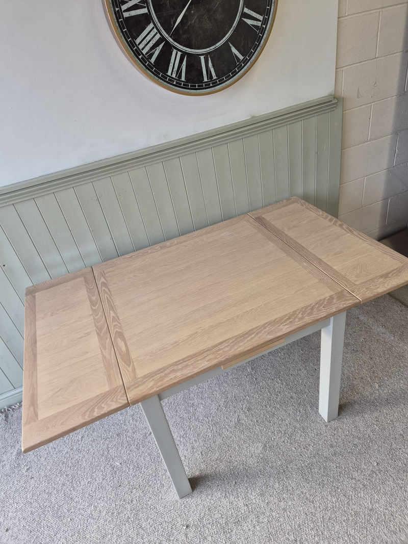 Chester Dove Grey Square Extending Dining Table