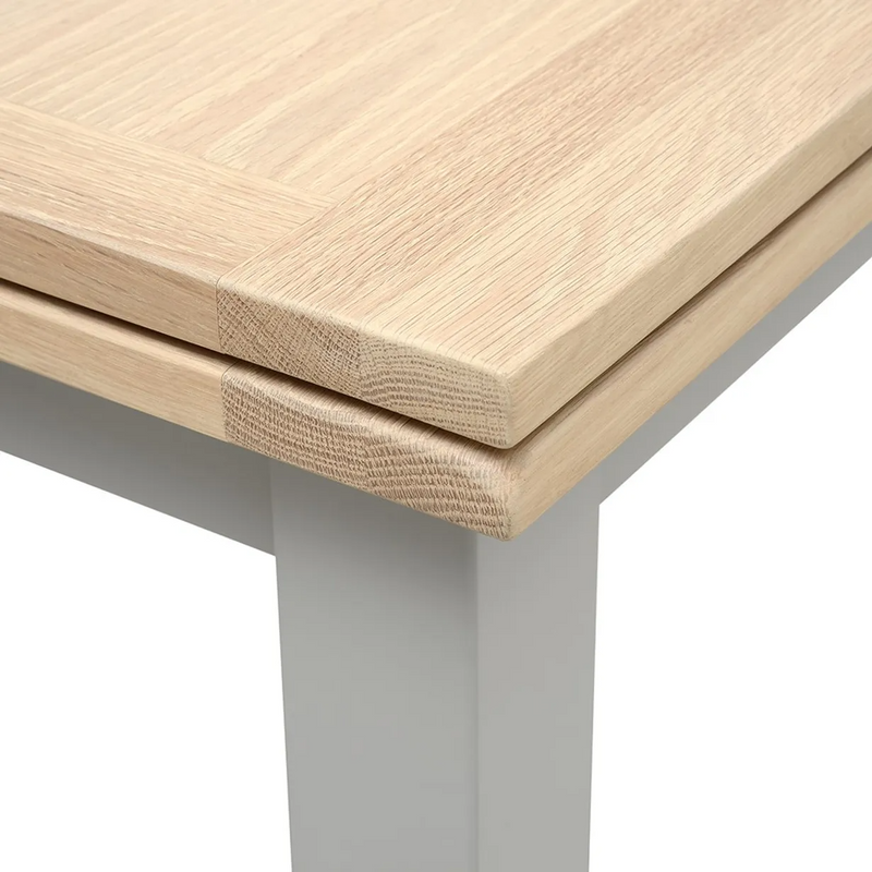 Chester Dove Grey Square Extending Dining Table