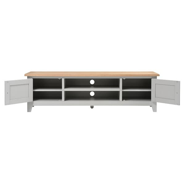 Chester Dove Grey Extra Large TV Stand up to 75"