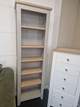 Chester Dove Grey Tall Slim Bookcase