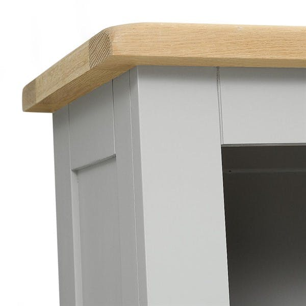 Chester Dove Grey Tall Slim Bookcase