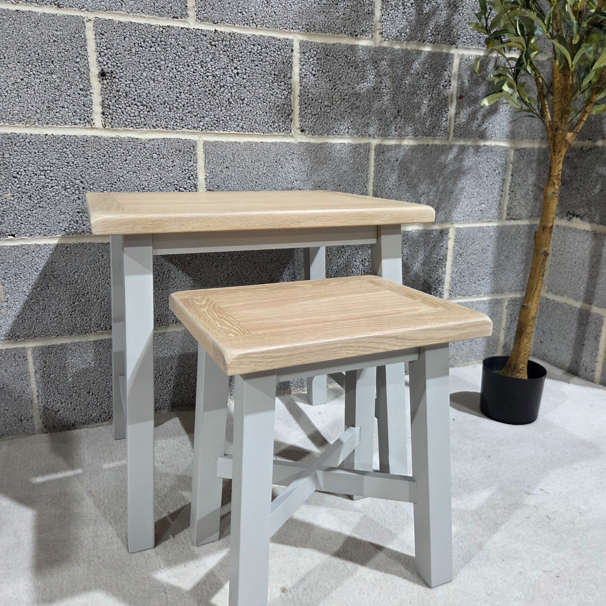 Chester Dove Grey Nest of Tables