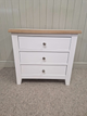 Chester Pure White Jumbo Bedside Table