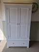 Chester Pure White Double Wardrobe