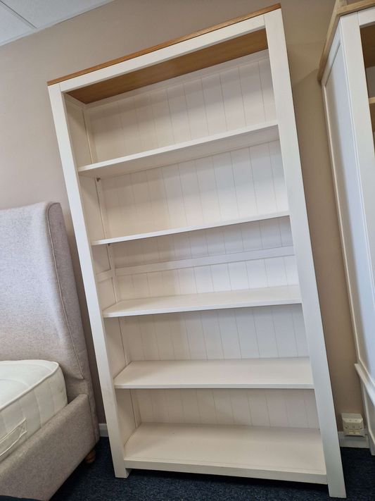 Chalford Warm White Large Bookcase