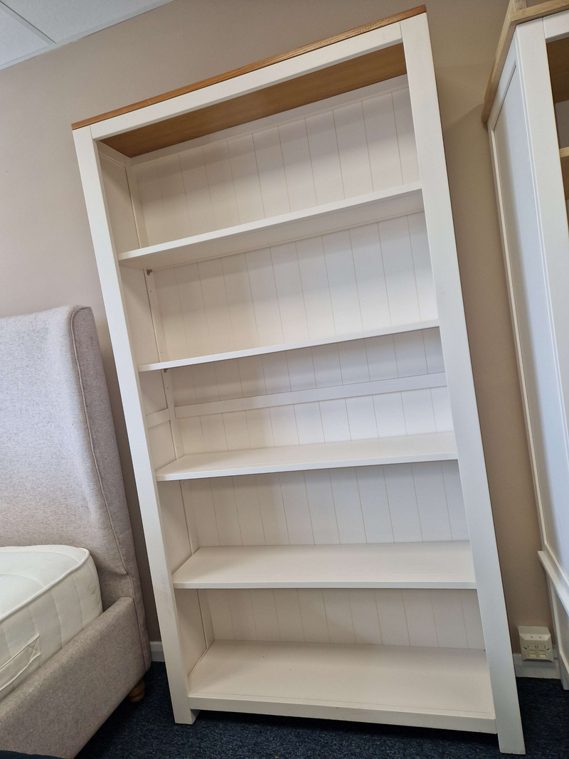 Chalford Warm White Large Bookcase