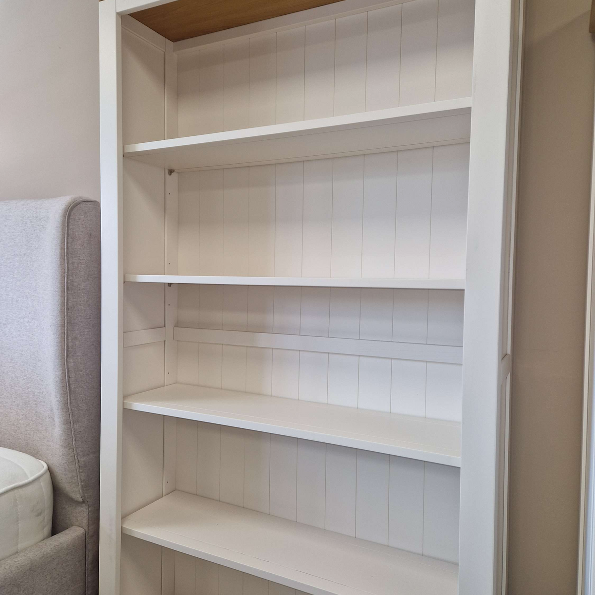 Chalford Warm White Large Bookcase